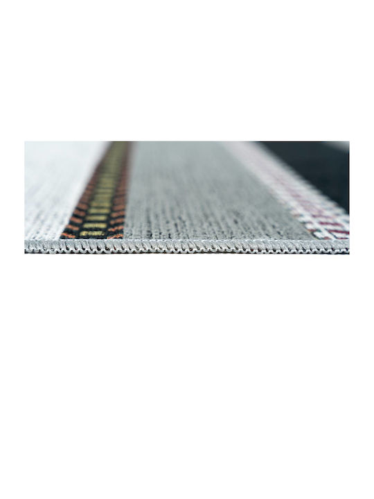 Sdim Kitchen Mat Non-Slip Underlay Samba 504 Gray Black 54x140cm