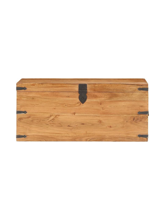 vidaXL Trunchi decorativ Lemn Bej 90x40x40buc