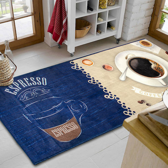 Dimcol Coffee 267 Kitchen Mat Runner Brown 67x150εκ.