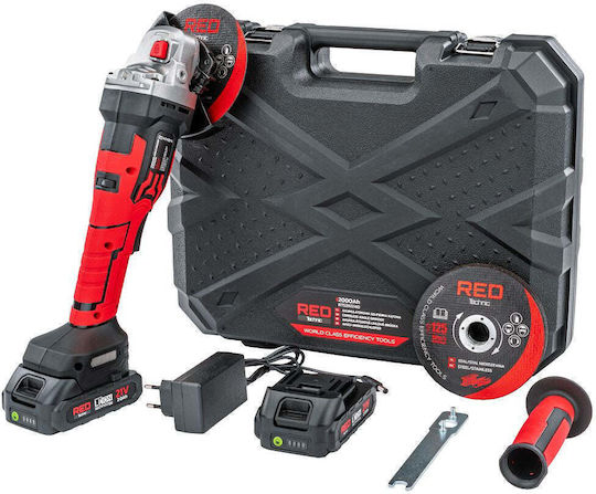 Red Technic Τροχός 125mm Μπαταρίας 21V Solo