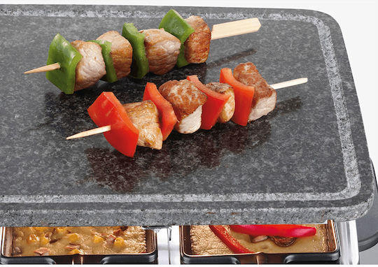 Severin Tabletop Electric Grill Raclette 1700W Inox with Adjustable Thermostat