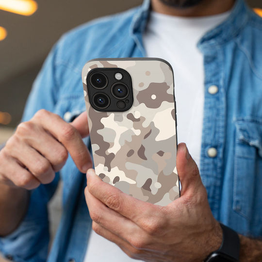 Sonique Camouflage Army Serie Hülle Realme 12 Plus 5G Beige