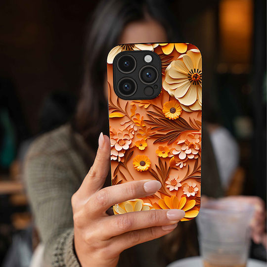 Sonique 3D Flower Series Case Xiaomi Poco F7 Ultra 5G Orange
