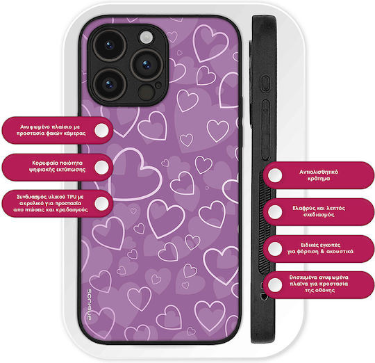 Sonique Heart Series Case Xiaomi Poco F7 Ultra 5G Violet