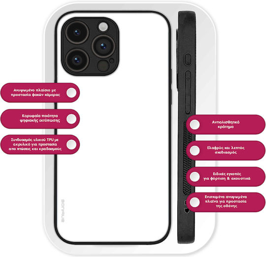 Sonique Colorbloc Serie Hülle für Xiaomi Poco F7 Ultra 5G Weiß