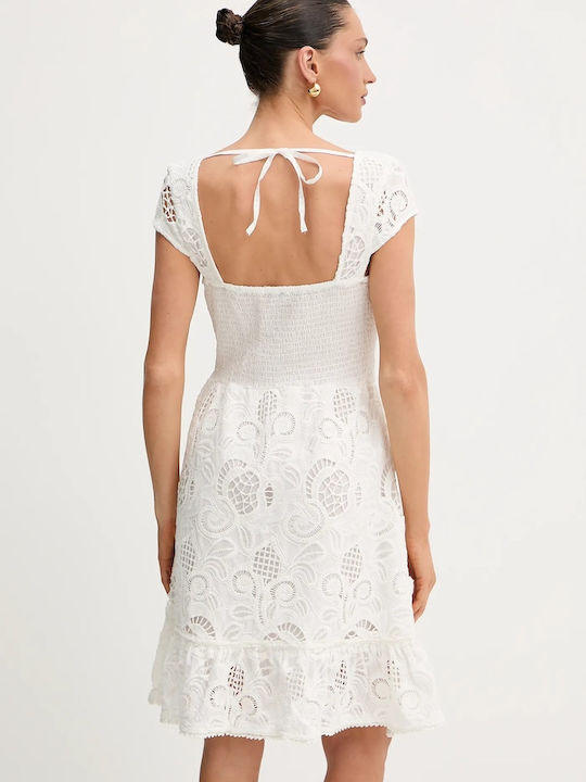 Mini Damenkleid Weiß