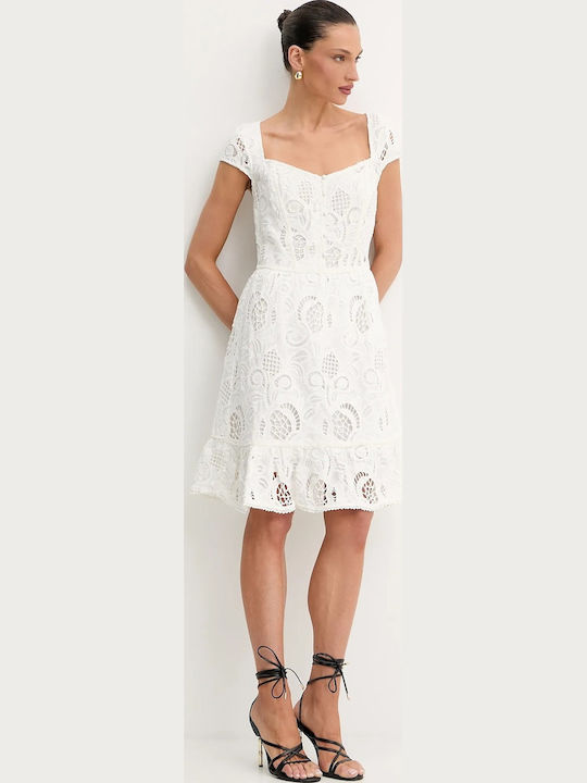 Mini Damenkleid Weiß