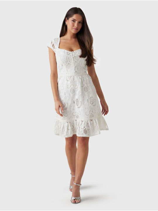 Mini Damenkleid Weiß