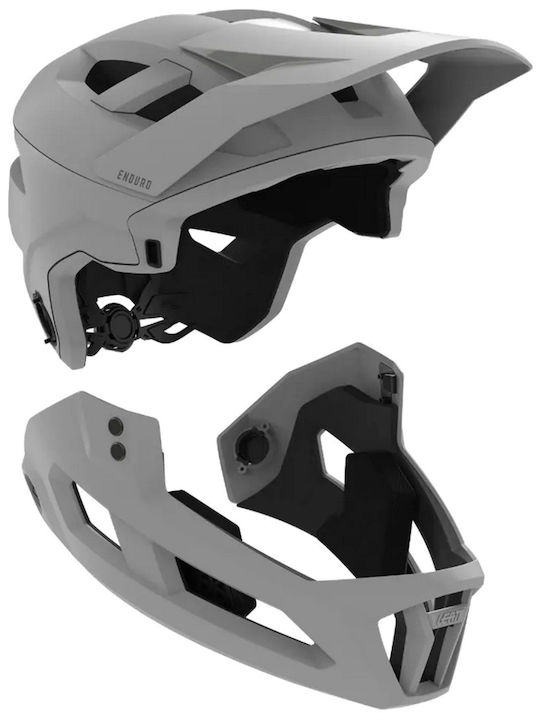Leatt Bicycle Helmet Mountain with MIPS Protection White