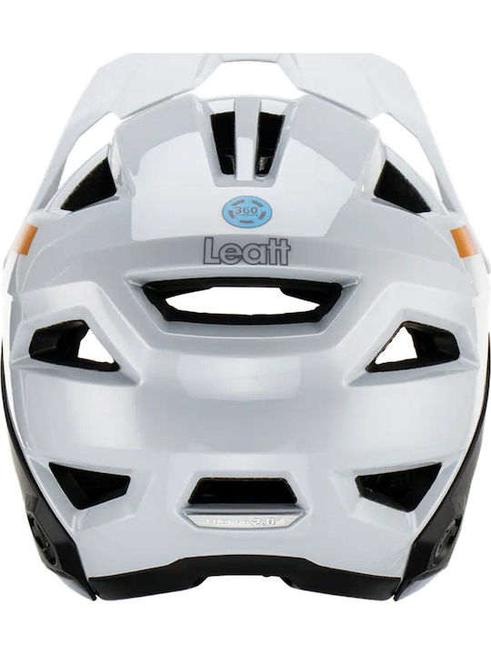 Leatt Bicycle Helmet Mountain with MIPS Protection White