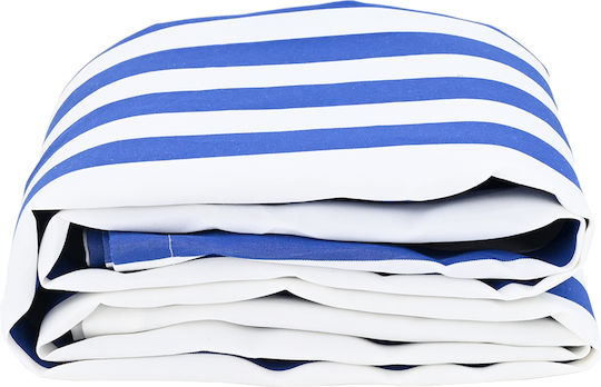vidaXL Markisenstoff Blau 1.6x10m