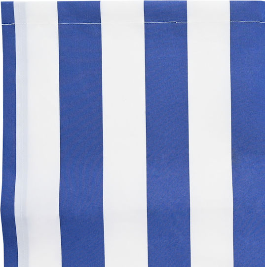 vidaXL Markisenstoff Blau 1.6x10m