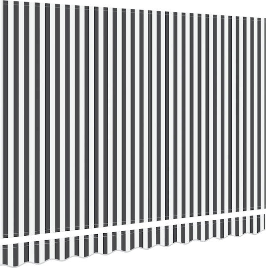 vidaXL Τεντόπανο Γκρι 2x3m