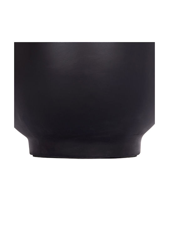 HomeMarkt Decorative Vase Linter Black 34x34x60cm