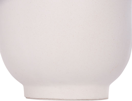 HomeMarkt Decorative Vase Linter White 34x34x60cm