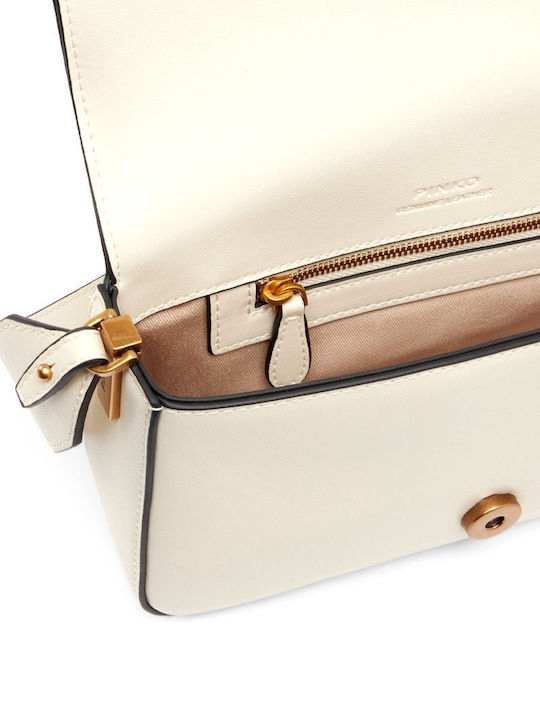 Stoff Damen Handtasche Crossbody Schulter Weiß 104340A0QO-001Z14Q