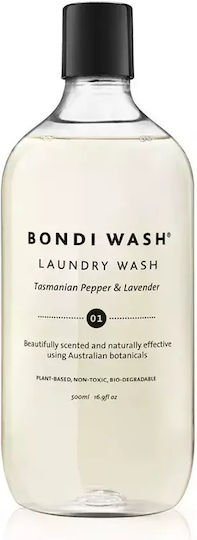 Bondi Wash Lichid Detergent cu Aromă Λεβάντα pentru Sensibil & Culori Haine 500ml (50 Cupe de măsurare)