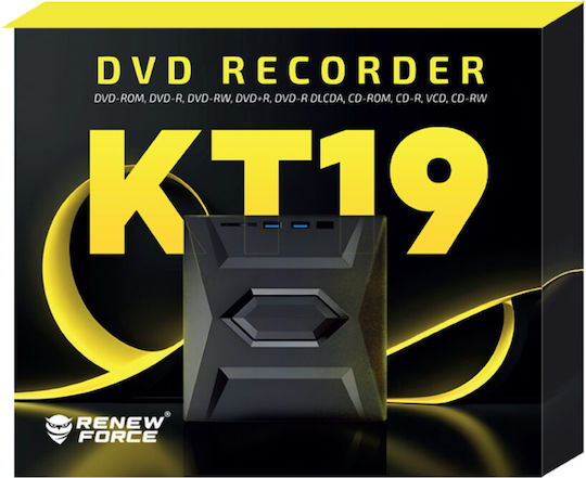 Unitate optică externă CD DVD RW 5 în 1, port USB 3.0 USB-C, cititor de carduri SD MicroSD, inscriptor de discuri, player DVD, cititor pentru laptop PC Windows, negru
