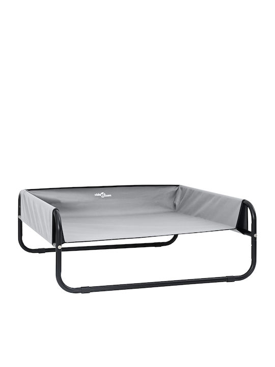 vidaXL Căsuță pentru Câini Gri 57x57cm