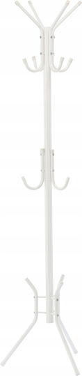 Cuiere de podea Metal Alb 178cm