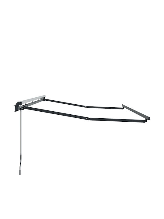 vidaXL Tenda-Rahmen Terrasse mit LEDs 4x2m