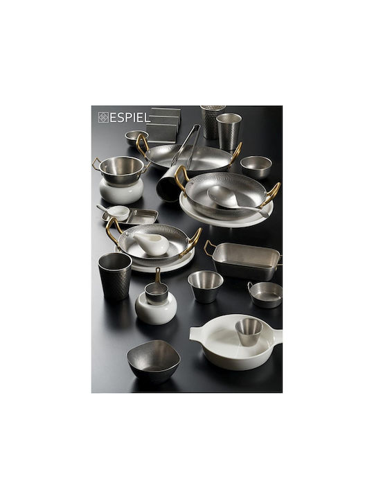 Espiel Glas Cocktail/Trinken aus Edelstahl in Silber Farbe 300ml