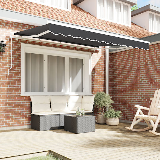vidaXL Material pentru copertină Gri 2x3m