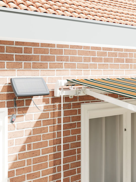 vidaXL Terrasse Markise mit LEDs Grüne 3x2.5m