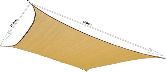 Sidirela Shade Net Beige With Hoop 180gr/m²