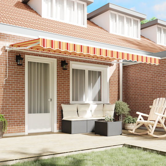 vidaXL Awning fabric Multicolour 2x4m