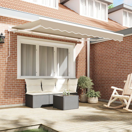 vidaXL Awning fabric Beige 2.5x3m