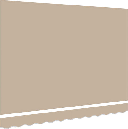 vidaXL Awning fabric Beige 2.5x3m