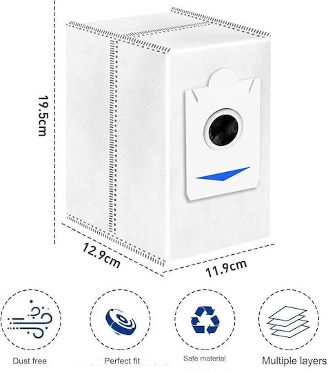 Σακούλες 15 τμχ για Σκούπα Ρομπότ Ecovacs