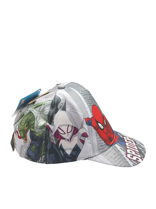 Marvel Παιδικό Καπέλο Jockey Υφασμάτινο Γκρι