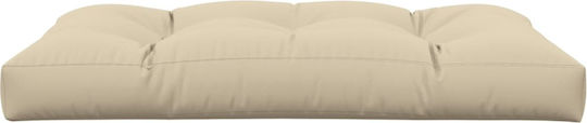 vidaXL Sitzbank-Kissen Palette Beige 80x120cm
