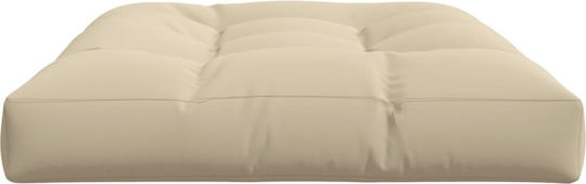 vidaXL Sitzbank-Kissen Palette Beige 80x120cm