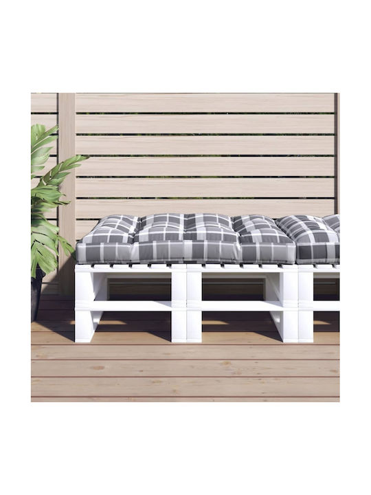 vidaXL Gray Pallet Bench Cushion 80x120cm