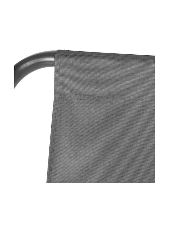 Perna Swing Cushion De Grădină Cu Spătar Din Pânză Gri 90x110cm