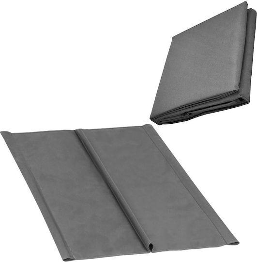 Perna Swing Cushion De Grădină Cu Spătar Din Pânză Gri 90x110cm