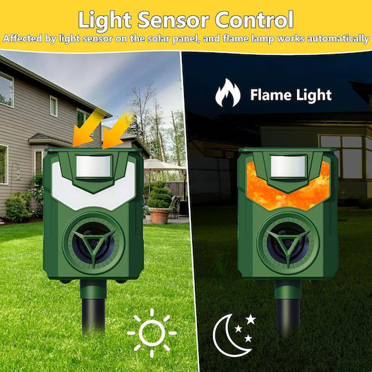 Lampă Solară Torță cu Senzor de Mișcare IP44
