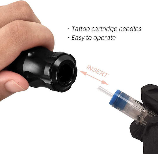 Mașină de tatuat rotativă profesională stil stilou, design ergonomic, din aliaj de zinc, Dc 9000 Rpm