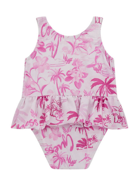 Guess Costum de baie pentru copii Întreg Pink