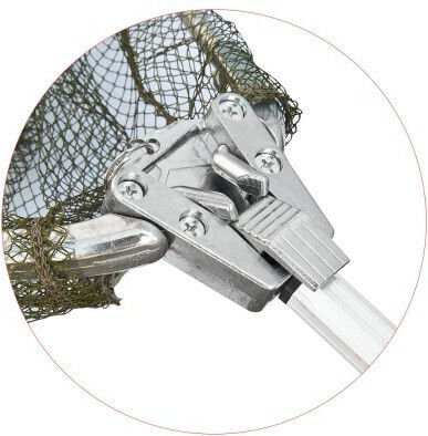 Baracuda Xc-cezz Teleskopisches Fischernetz Gesamtlänge 2,27 M Öffnung 60 Cm Tragetasche