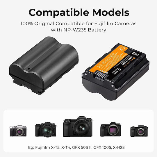 Double Battery Charger Compatible with Fujifilm