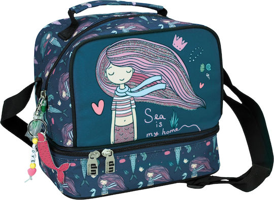 Back Me Up School Insulated Shoulder Lunch Bag 3lt Multicolour 20 x 15 x 21cm