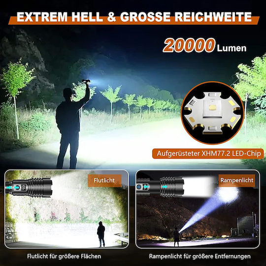 Lanternă LED cu Luminozitate Maximă 20lm Flashlight Set