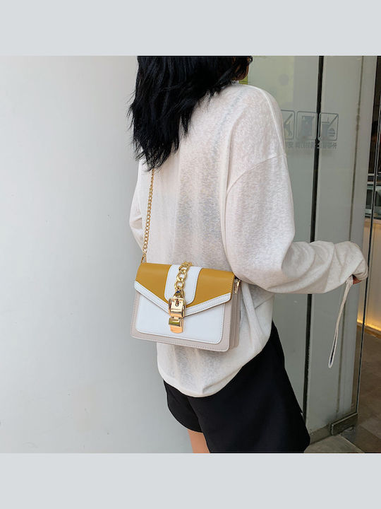 Geantă de damă Crossbody Galbenă