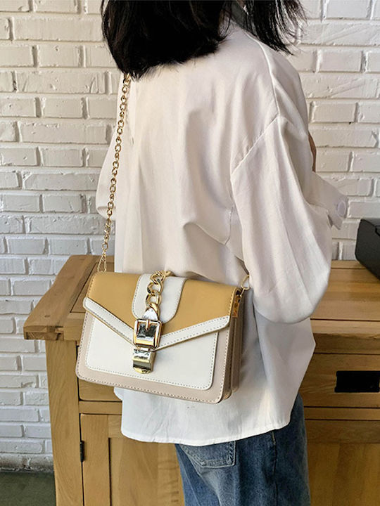 Geantă de damă Crossbody Galbenă