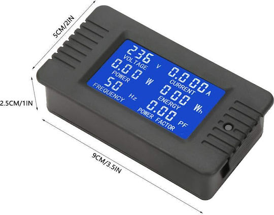 Kombiniertes Panelmeter Digital Panel Wattmeter Inklusive Transformator Ac80-260v 100a Multimeter Voltmeter Ammeter Pzem-022