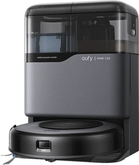 Eufy Omni C20 Σκούπα Ρομπότ με Χαρτογράφηση Laser & Απορρόφηση 7000Pa Μαύρη